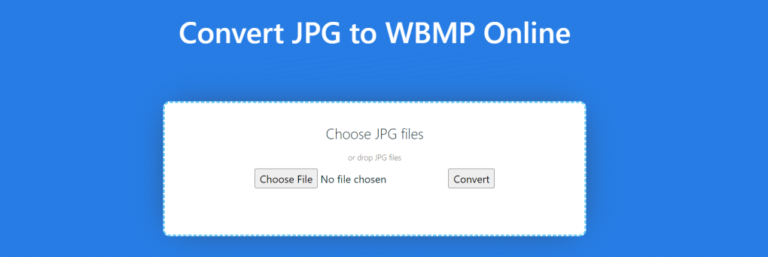 Top 1 Guide To Image-to-WBMP Conversion